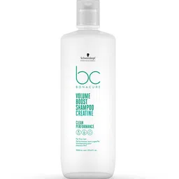 Schwarzkopf PROFESSIONAL Bonacure Volume Boost Shampoo with Creatine for Fine Hair - 1 L-33