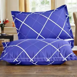 LUXURY Polyester Fibre Solid Sleeping Pillow Pack of 2-image-61