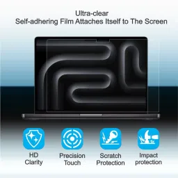 GadgetGard Edge To Edge Screen Guard for Macbook Pro 2022 13 inch image 2