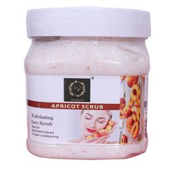 VONZO Apricot Exfoliating Face Scrub with Peach Extract for Skin Conditioning - 200 ml image 1