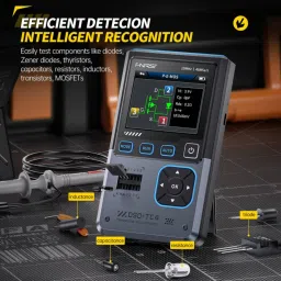 FNIRSI DSO-TC4 3-in-1 Multi-Function Tester 10MHz Digital Oscilloscope 48MSa/s Transistor Tester & Signal Generator FNIRSI DSO-TC4 3-in-1 Multi-Function Tester 10MHz Digital Oscilloscope 48MSa/s Transistor Tester & Signal Generator image 4