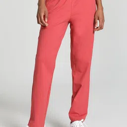 Puma Women Zippered Cotton Sweatpants-image-54