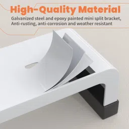 sirotia 20 Inch Split AC Stand Heavy Duty Air Conditioner Outdoor Unit Mounting Brackets 50X3.5X3.5 CM Shelf Bracket image 3