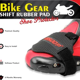 Riding Gear Shoe Cover Protector | Bike Gear Shift Pad For Scuff Mark Protection Silicone Black Boots Shoe Cover-image-45
