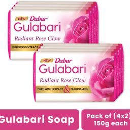 Gulabari Pure Rose Soap|Bathing Moisturizing Soap for Soft, Glowing Skin & Body-image-1