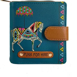 Women Evening/Party, Casual, Evening/Party, Trendy Green Artificial Leather Wallet - Regular Size-0