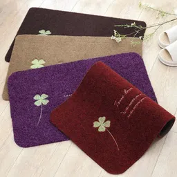 Kuber Industries Grey Printed Anti-Skid Doormat-image-53