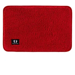 Kuber Industries Red Anti-Skid Doormat-30