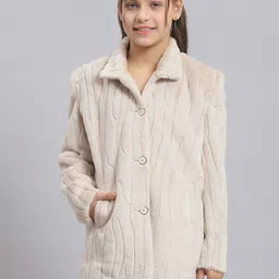 Monte Carlo  Girls Self-Design Coats-image-79