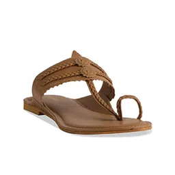 ERIDANI Kolhapuri One Toe Flats-52