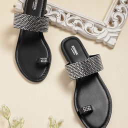 Anouk Women Embellished One Toe Flats-56