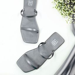 POSTCARD No Back Strap One Toe Flats-20