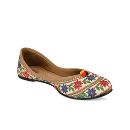 DESI COLOUR Women Printed Ethnic Mojaris-image-29