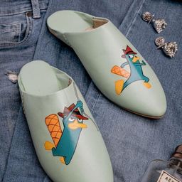 NR By Nidhi Rathi Women Pointed Toe Printed Mules-image-39