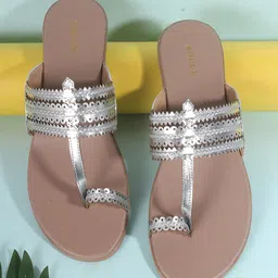 Anouk Embellished One Toe Flats-picture-33