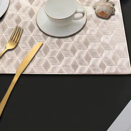 LooMantha 2-Pc Yellow Rectangle Table Placemats-46