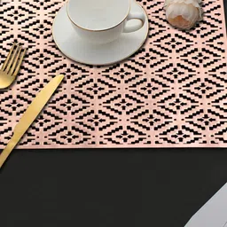 LooMantha 2-Pcs Geometric Rectangular Table Placemats-11