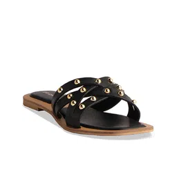 ERIDANI Embellished Open Toe Flats-picture-16