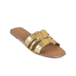 CRIMZON Women Textured Open Toe Flats-47