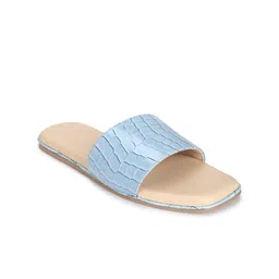 yoho Textured Open Toe Flats-18