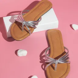 Inc 5 Ethnic Open Toe Flats-picture-17