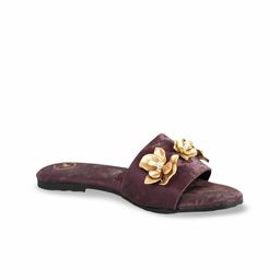 Sana K Luxurious Footwear Women Embellished Party Open Toe Flats-image-53