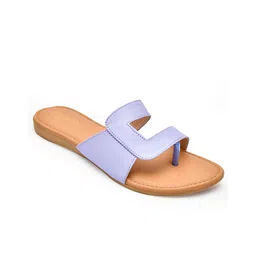 Padvesh Cut-Out Detail Open Toe Flats-35