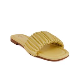 SCENTRA Women Yellow Open Toe Flats-picture-17