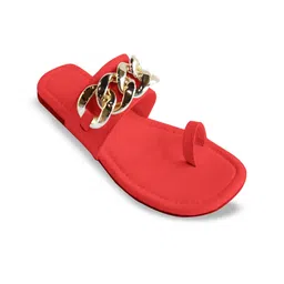 Krelin Embellished Leather One Toe Flats-picture-17