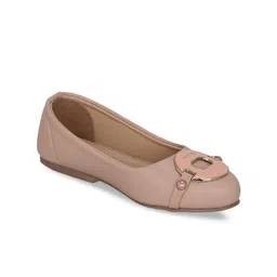 In Fashion By Solly Dolly Girls Pink Ballerinas with Buckles Flats-image-37