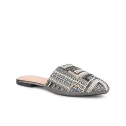Inc 5 Embellished Ethnic Mules-47