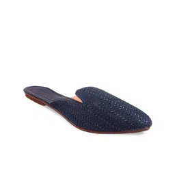 Apratim Embellished Round Toe Mules-picture-31