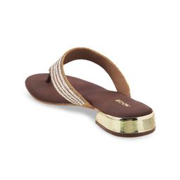 Mochi Embellished Open Toe T-Strap Flats image 5