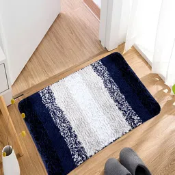 Kuber Industries 2Pcs Grey & White Self-Design Dust Trapper Mat image 2