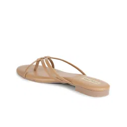 Luxyfeel No Back Strap Open Toe Flats image 3