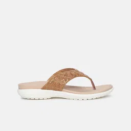 Marc Loire Textured Open Toe Flats image 4