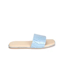 yoho Textured Open Toe Flats image 2