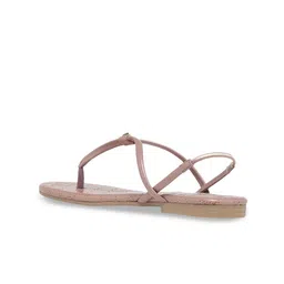 Monrow Backstrap Open Toe Flats image 2