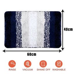 Kuber Industries 2Pcs Grey & White Self-Design Dust Trapper Mat image 3