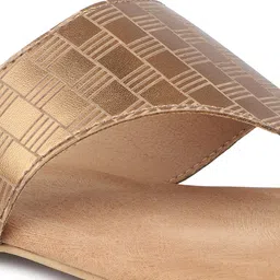 Inc 5 Textured Open Toe Flats image 4