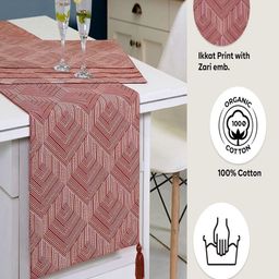 Ode & Cleo Geometric Printed Rectangular Eco Friendly Table Mat image 2