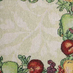 KLOTTHE Set Of 6 Green & Red Woven Design Dining Table Placemats image 5