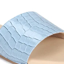 yoho Textured Open Toe Flats image 4