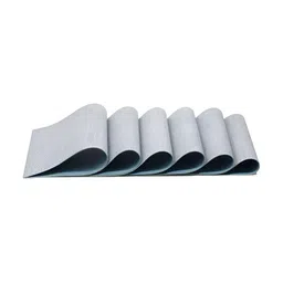 OBSESSIONS Grey 6 Pieces Heat Resistant Rectangle Table Placemats-40