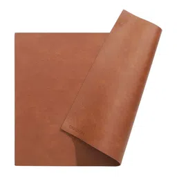 OBSESSIONS Rust Textured Heat Resistant Rectangle Table Placemats image 3