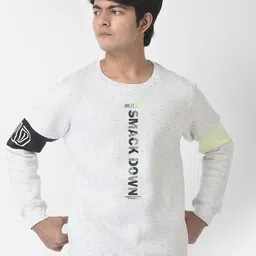 Crimsoune Club Boys Typography Printed Sweatshirt-image-13