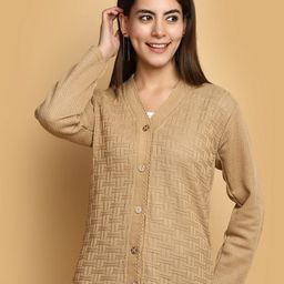 V-Mart Self Design Front-Open Sweatshirt-picture-49