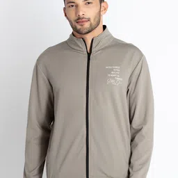 Status Quo Mock Collar Front Open Sweatshirt-picture-29