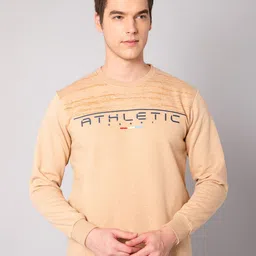 Cantabil Men Brown Printed Sweatshirt-picture-48