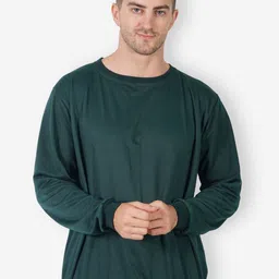 TEEMOODS Round Neck Long Sleeves Fleece Pullover-image-32